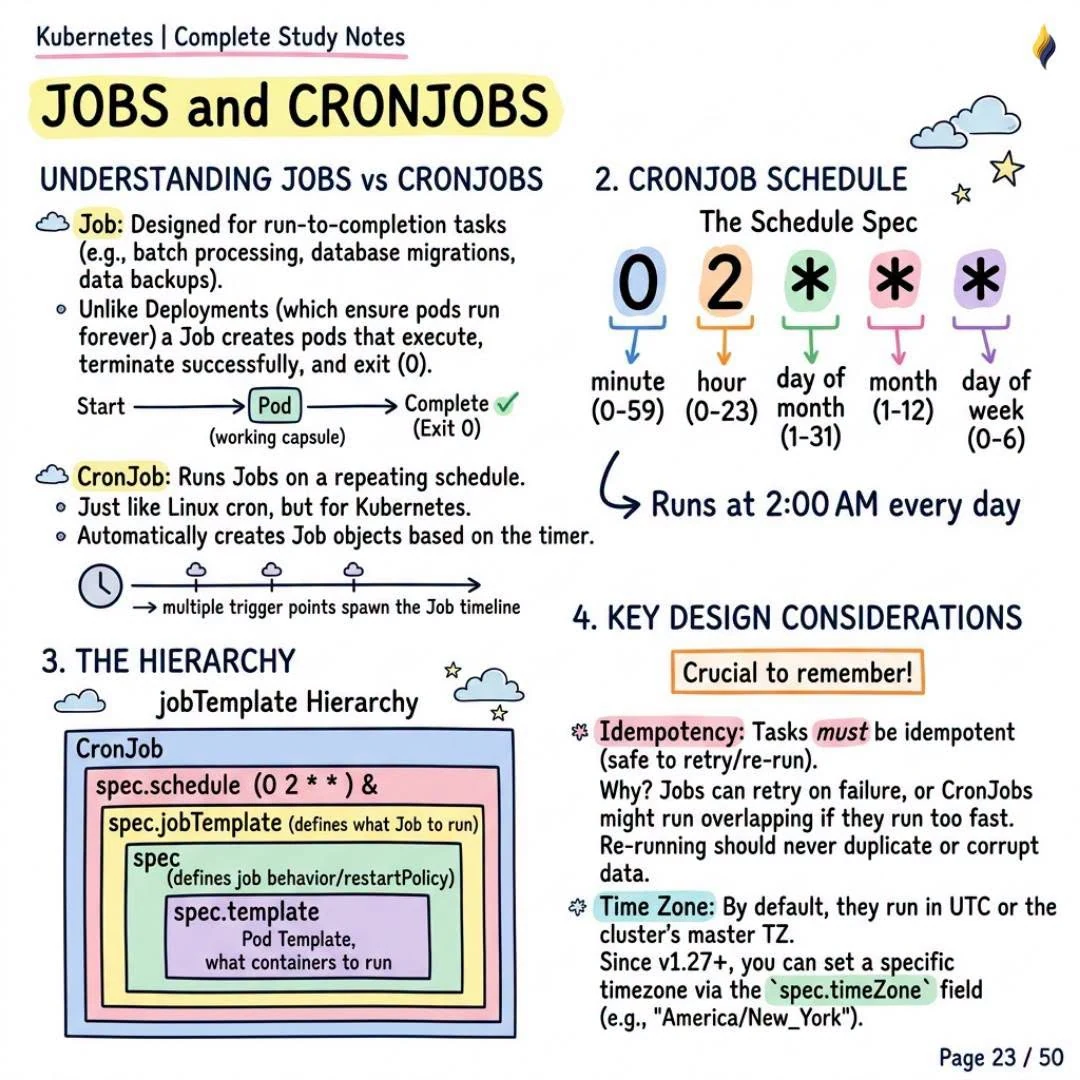 Jobs and CronJobs