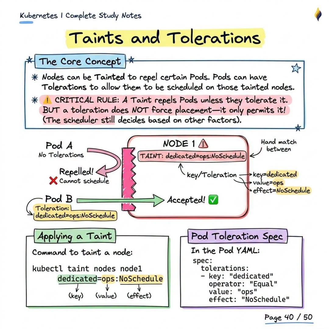 Taints and Tolerations