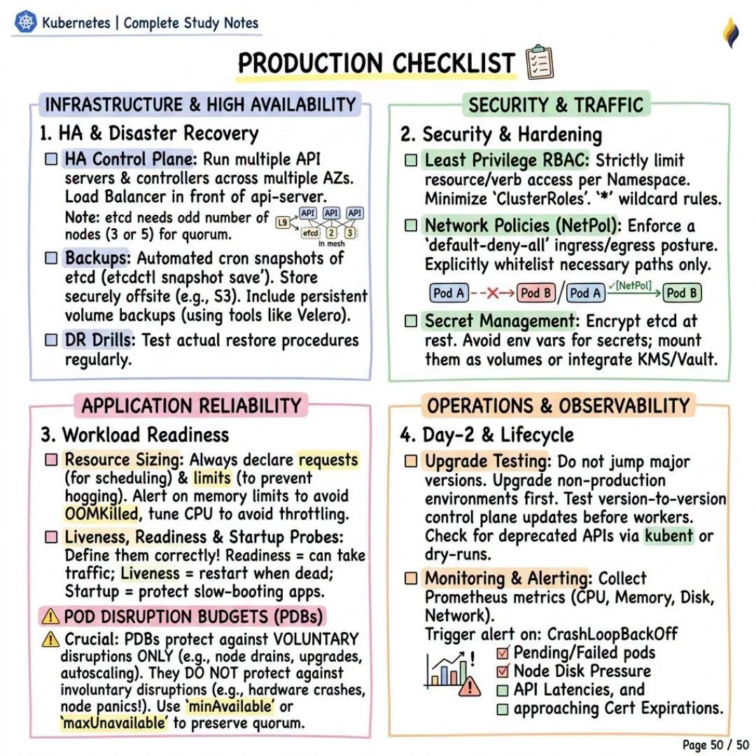 Production Checklist